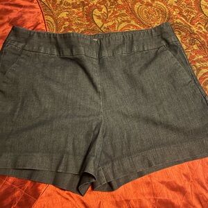 Ladies Jean Shorts Dark denim